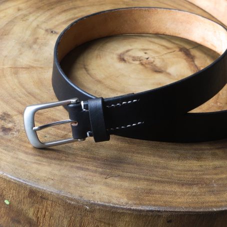 Leather Belt Tipe VII - 03 - Silver Matte Edition