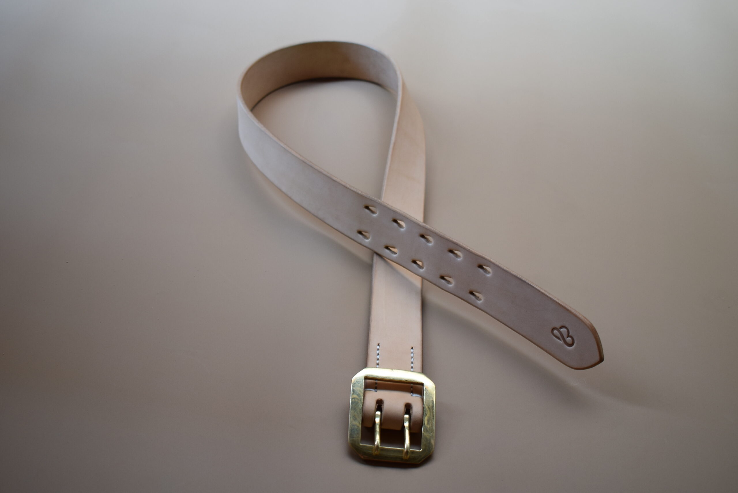 Keizo Leather Belt Tipe IV - Double Prong - Image 17